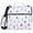 Cartoon Raindrop, variant on 3 Ring Zipper Binder with Shoulder Strap Waterproof Trapper Keeper 2 Inch D-Ring 500 Sheets Capacity Pink Bow and Plaid