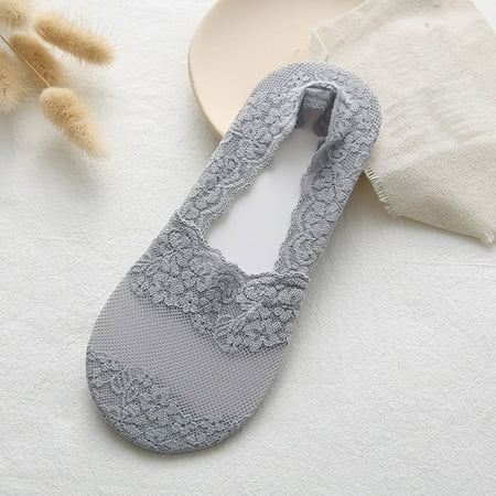 

christmas socks for women 1 Pairs Womens Liner Socks Low Cut Non Slip Ankle Socks Hidden Cushioned Socks For Flat Boat