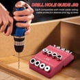 thumbnail image 5 of 30/45/90° Angle Drill Hole Guide Jig for Angled and Straight Hole,Cable Railing Lag Screw Drilling Template,1PCS, 5 of 9