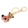 thumbnail image 1 of Lvero de Amal de aleación de de imitación de cristal, lvero de mujer, bolso, decoración colgante, regalo Oso dorado Zulema Bolso llavero, 1 of 7