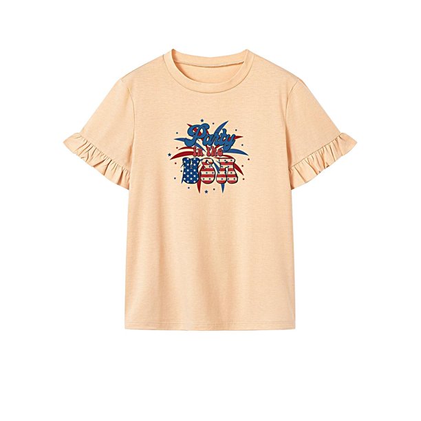 Camiseta para mujer, ropa de verano, camisa con cuello redondo para viaje, oficina, regalo para mujer SG
