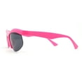 thumbnail image 3 of Unique Trendy 90s Sport Half Rim Plastic Fashion Sunglasses Hot Pink - Black, 3 of 4