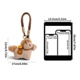 thumbnail image 3 of Unisex Soft Plush Keychain for Men Women Children Backpack Charm Gift Stylish Handbag Decoration, 3 of 8