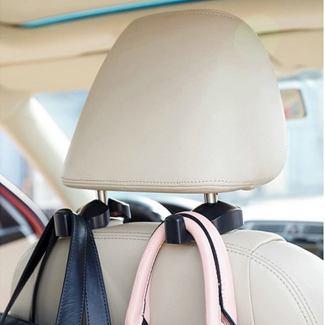 Phenofice 5Pack Car Rear Headrest Hooks Organizing Storage with Upgraded Side Opening Design 4*1.7*1.2in