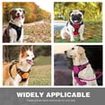 thumbnail image 6 of Howarmer Dog Harness, No-Pull Pet Harness with 2 Leash Clips, Adjustable Soft Padded Dog Vest, Reflective No-Choke Pet Oxford Vest with Easy Control Handle for Large Dogs, Rose Red, XL, 6 of 7