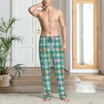 thumbnail image 2 of Rateoe Starfish On Checkered Background Pattern Men’s Ultra-Soft Comfy Pajama Lounge Pants Sleepwear,Comfortable Lounge Wear,lightweight Pajamas, Casual Home Wear-X-Large, 2 of 6