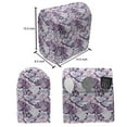 thumbnail image 4 of Butterfly Stand Mixer Cover, Wings in the Shades of Purple with Spotty Grunge Camo Style, Kitchen Appliance Organizer Bag Cover with Pockets, 5 Quarts, Lavender Lilac Violet, by Ambesonne, 4 of 4