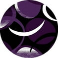 thumbnail image 5 of PREMIUM 3D Effect Hand Carved Thick Modern Contemporary Abstract Area Rug Design 1062 Purple 9'2''x12'5'', 5 of 10