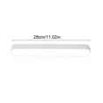 thumbnail image 2 of LED Wall Lamp - Adjustable Color Temperature (3000K/4500K/6500K) - Wireless Battery-Powered Decorative Light for Living Room, Corridor, Hotel Entrance - White Plastic, 28cm Size, 2 of 6