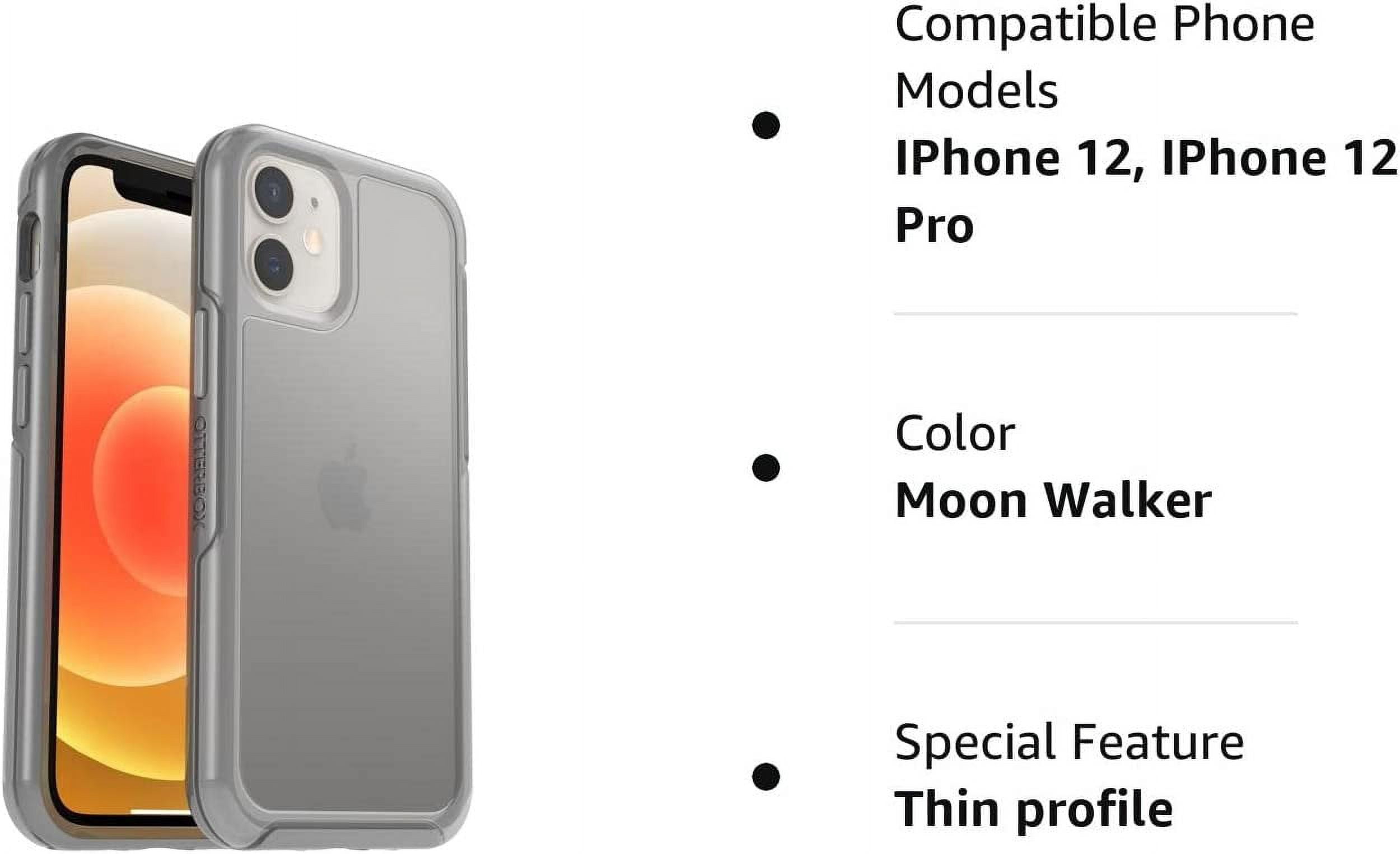 OtterBox Symmetry Series Case for iPhone 12 & iPhone 12 PRO ONLY Non-Retail Packaging - Moon Walker