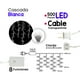 thumbnail image 5 of Cascada de Luces La Merced Navideña Luz Led Blanca Fría 500 Focos 8 Funciones Cable Transparente 9 m, 5 of 6