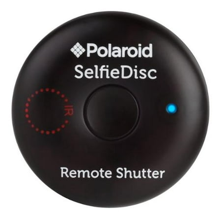 Polaroid SelfieDisc Enhanced IR Remote Shutter Release for SLR Cameras & Bluetooth Enabled Digital Cameras Compatible w/iOS, Android, Canon, Nikon, Sony, Pentax - Includes FREE Mobile (Best Slow Shutter App For Android)