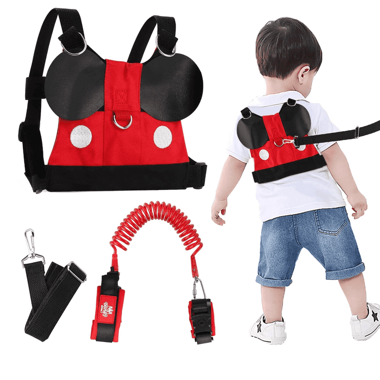 OROLIVING 4-in-1 Toddler Safety Harness Leash, Red photo 1