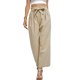 thumbnail image 2 of Sunloudy Pantalones casuales de pierna ancha para mujer, pantalones sueltos de longitud completa de cintura media atados de color sólido para damas, S / M / L / XL / XXL Sunloudy  S M L XL XXL, 2 of 8