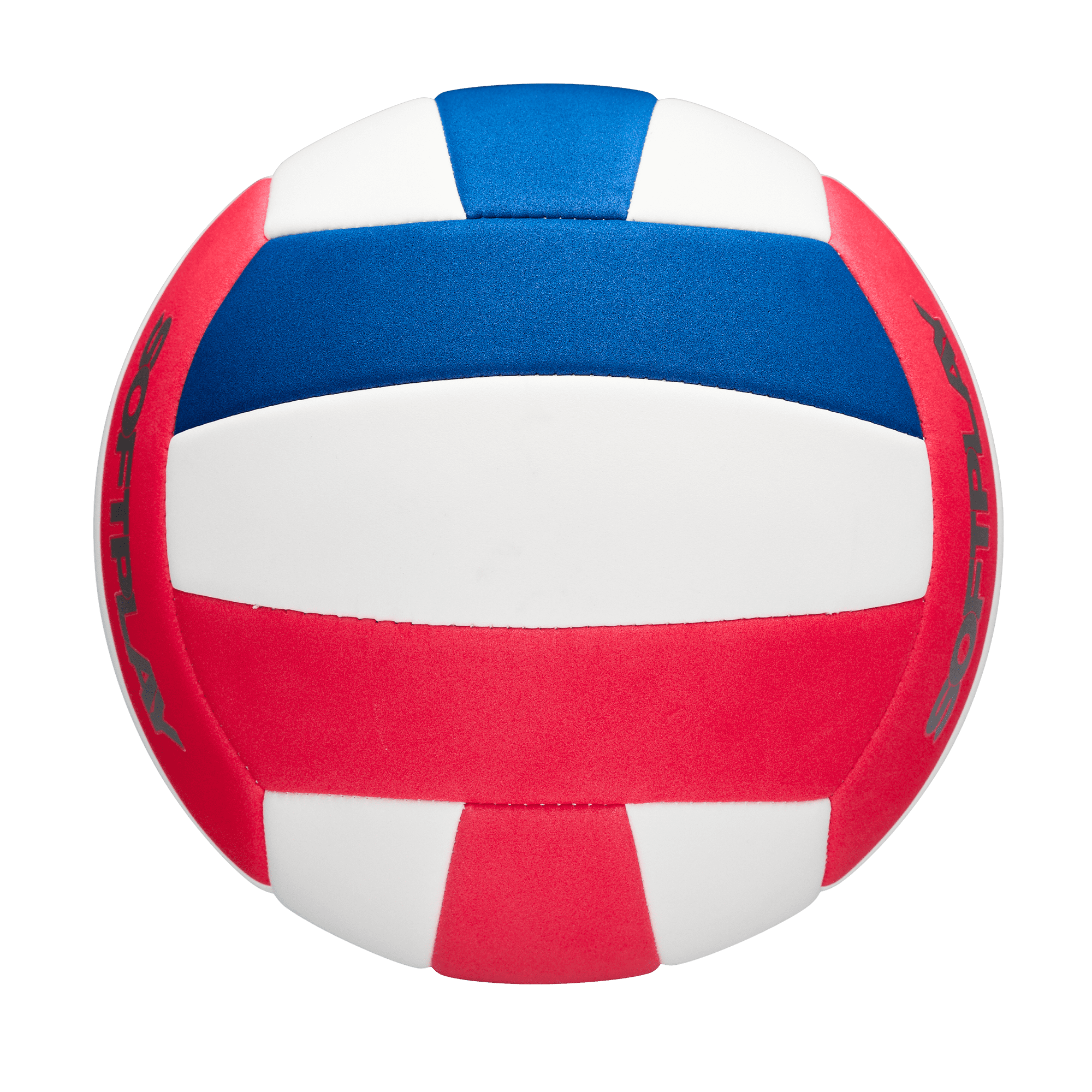 (2 pack) Wilson Soft Play Volleyball, Official Size, Red/White/Blue – Indoor & Outdoor Recreational Volleyball for Beach, Gym, and Backyard Play