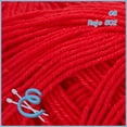 thumbnail image 2 of ABUELA NO.6 [70grs] by Omega - Soft Yarn 100% Mercerized Cotton Yarn - Color 08-Red 502, 2 of 3