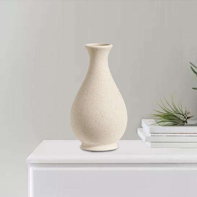 Florero de Cerámica Moderno, Florero Seco, Florero Hidropónico, Arreglo , Artesanía, para Al , Decoración de Jardín Int A perfecl Maceta de cerámica