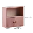 thumbnail image 2 of 4pcs Mini Maison Armoire Décor Miniature Meubles d'Armoire en Bois Modèles, 2 of 8