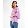 thumbnail image 2 of Blusa manga campana con cinto, 2 of 5