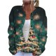 thumbnail image 2 of Sudadera de manga larga con capucha y bolsillos para mujer, estilo casual, con estampado de moda, de poliéster, 2 of 5