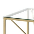 thumbnail image 6 of Furniture of America Cevelle Contemporary Glass Top End Table in Gold, 6 of 8