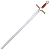 Armory Replicas Classic Foam Sword with Red Handle – Polyurethane Training Sword for Cosplay & LARP