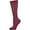 Dark Maroon, variant on Girls Cotton Knee High School Uniform Socks 3-Pack, Durable Ribbed Knit, Soft Fit