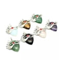thumbnail image 5 of Natural Crystal Water Drop Makeup Dance Ball Mask Pendant Stone Amulet Reiki, 5 of 9
