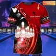 thumbnail image 3 of Custom Bowling Shirts, Personalized Name Bowling Shirts Unisex, Bowling Jerseys for Men & Women, Team Bowling Shirt Gift (Blue, XL), 3 of 9