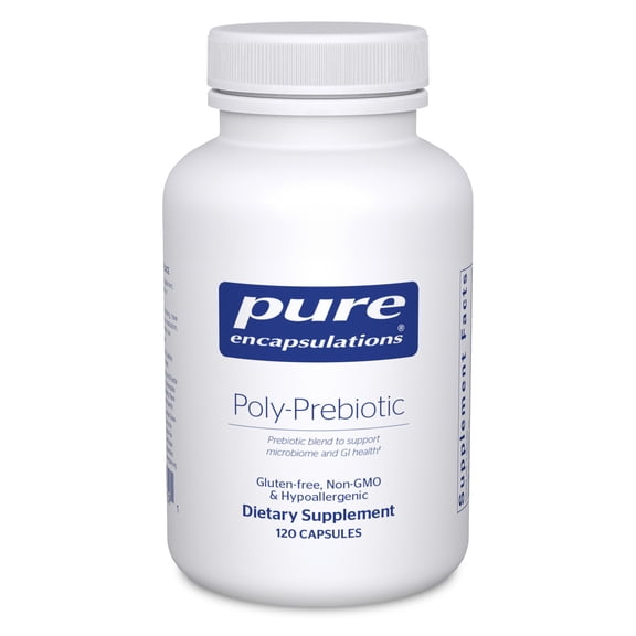 Pure Encapsulations Poly-Prebiotic | Prebiotic Blend to Support the Microbiome and GI Health | 120 Capsules*