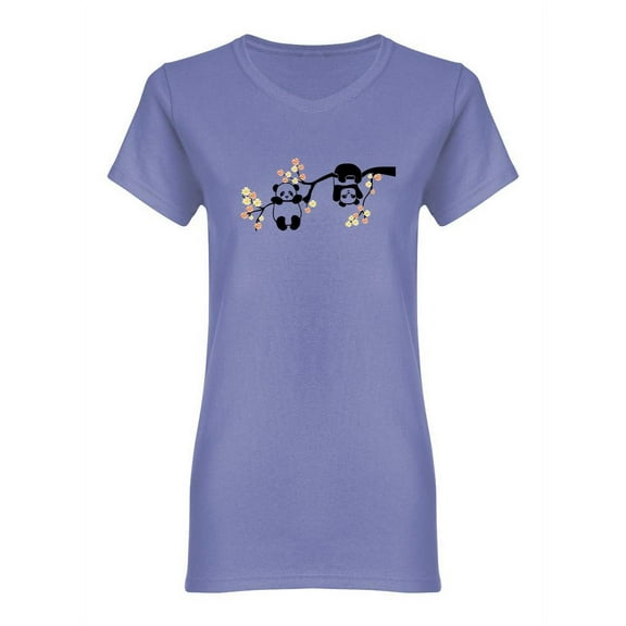 Little Panda Kids Shaped T-Shirt Women -Image by Shutterstock, Female Small