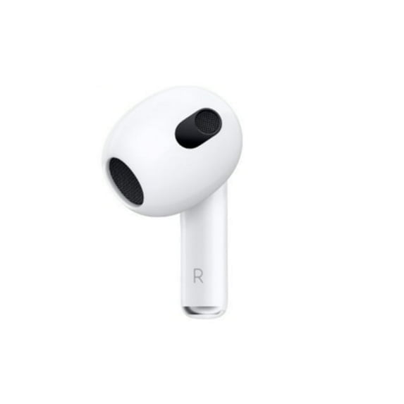 Pre-Owned Apple, AirPods, Right Replacement Earbud, 3rd Generation, Easy Installation, Built-in Microphone, True Wireless, All Smartphone and Tablet, White, 1, 1, 1, Single Piece