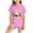 H03-Pink, variant on HCNTES Baby Boy's Outfit Independence Day Theme Cartoon Print Shorts For Litte Girls Casual Outdoor Wear 2 Piece Summer Set For Kids 2T 3T 4T(H03-Sky Blue,3-4 Years)