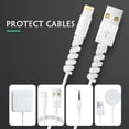 thumbnail image 5 of 4pcs Cable Protector Silicone Bobbin Winder Wire Cord Cable Organizer Cover For Iphone Cell Phone Usb Charger Cable Accessory, 5 of 6