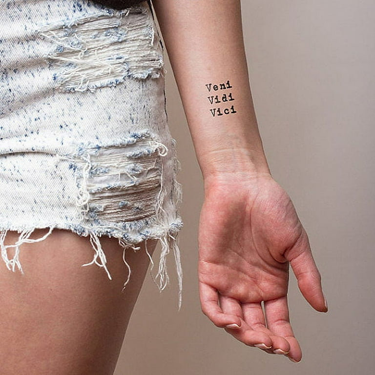 Veni Vidi Vici Tattoo Meaning with Images