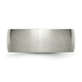 thumbnail image 4 of Titanium 8mm Brushed Wedding Ring Band Size 7, 4 of 4