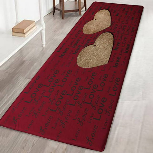 3D Printed Flannel Bath Mat Runners Non Slip Bathroom Rugs Soft and Washable Long Floor Mats for Living Room Bedroom Kitchen