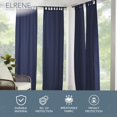 thumbnail image 2 of Home Fashions Indoor/Outdoor Solid Tab Top Single Panel Window Curtain Drape x &#, 2 of 9