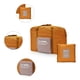 thumbnail image 4 of Xihbxyly Bolsa de Viaje Plegable, Ligera y Portátil, de Poliéster Resistente Al Desgarro, Fácil de Guardar, Multiusos para Gimnasio, Deportes, Viajes y Actividades Al Aire Libre, para Mujer, 45 X 35, 4 of 6