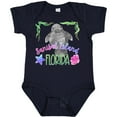 thumbnail image 3 of Inktastic Sanibel Island Florida Cute Swimming Manatee Boys or Girls Baby Bodysuit, 3 of 5
