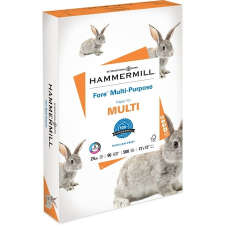 Hammermill, HAM102848, Fore Multi-Purpose Office Paper, 1 Ream, White