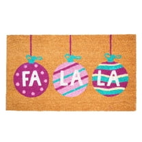 Calloway Mills 107271729 17 x 29 in. Fa La La Doormat - Multi Color