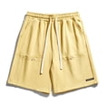 thumbnail image 1 of pstuiky Pantalones cortos cargo para hombre, Pantalones cortos casuales cómodos de moda para hombre, de color liso, con cintura elástica regular, para playa Pantalones cortos cargo, 1 of 4