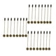 thumbnail image 2 of Pin de solapa de bandeja redonda plana, broche de seguridad de acero inoxidable, camisa, sombrero, accesorios de bisutería DIY, regalo, tapón de tubo redondo de bronce, paquete de 24 Noticed HA010770-04B, 2 of 7