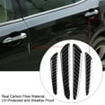 thumbnail image 4 of Speravity 4 piezas de fibra de carbono borde de la puerta protector de parachoques tiras cubierta de ajuste coche Universal Automoción decorativa y accesorios Speravity VI003583-00, 4 of 6