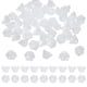 thumbnail image 1 of Uxcell 100 Pcs Perlas de Vidrio para Joyas, Perlas Espaciadoras de Flor Trompeta para Collares, Pendientes, Pulseras y Manualidades, Jade Blanco, 1 of 5