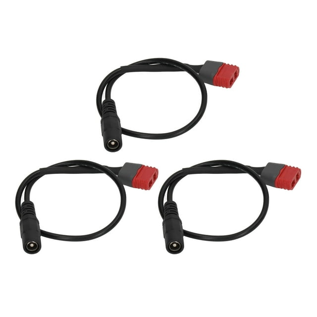 Adaptador de carga de batería con enchufe en T enchufe en T de 22 AWG a cable adaptador de CC tamaño estándar seguro práctico para juguetes RC