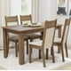 thumbnail image 2 of Juego de Comedor Madesa Cali Mesa Tapa Madera con 4 Sillas Marrón/Crema/Beige, 2 of 9
