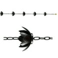 thumbnail image 3 of Rain Catcher Chain Decorative Adjustable Rain Chain Gutter Roof Rainwater Catcher Drainage Downspout Tool For Outdoor, 3 of 7