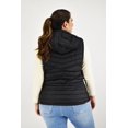 thumbnail image 3 of Chaleco afelpado con capucha Roman Fashion /Tallas Extras, 015 (Negro) negro 38, 3 of 7